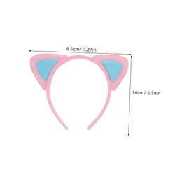 LIFKOME 10pcs Soft Furry Cat Ear Headbands Lightweight Comfortable Costume Hairband for Women Cosplay Holiday Party Photo Prop Accessory