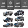 6pcs 1:64 Engineering Car Model Alloy Simulation Vehicle Car Model