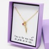 Collar de Flor Tulipan en Chapa de Oro de 22K