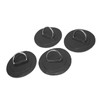 4 Pcs Inflatable Boat DRing Pad Patch PVC Durable Marine