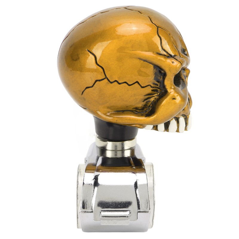 Steering Wheel Spinner Knob Skull Shape Universal Power Handle for