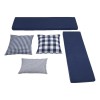Linon 5 Piece Polyester Cushion/Pillow Set for Troyin Nook in
