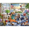 White Mountain Puzzles - Happy Pets - 500 Piece Jigsaw