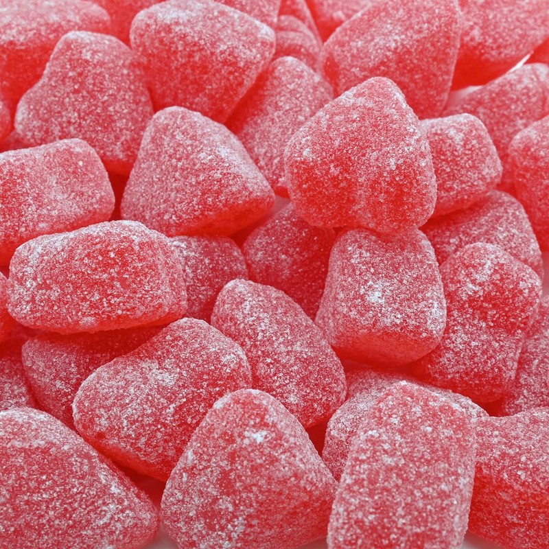 Candy Retailer Valentine's Day Cherry Jelly Hearts (1 Lb)
