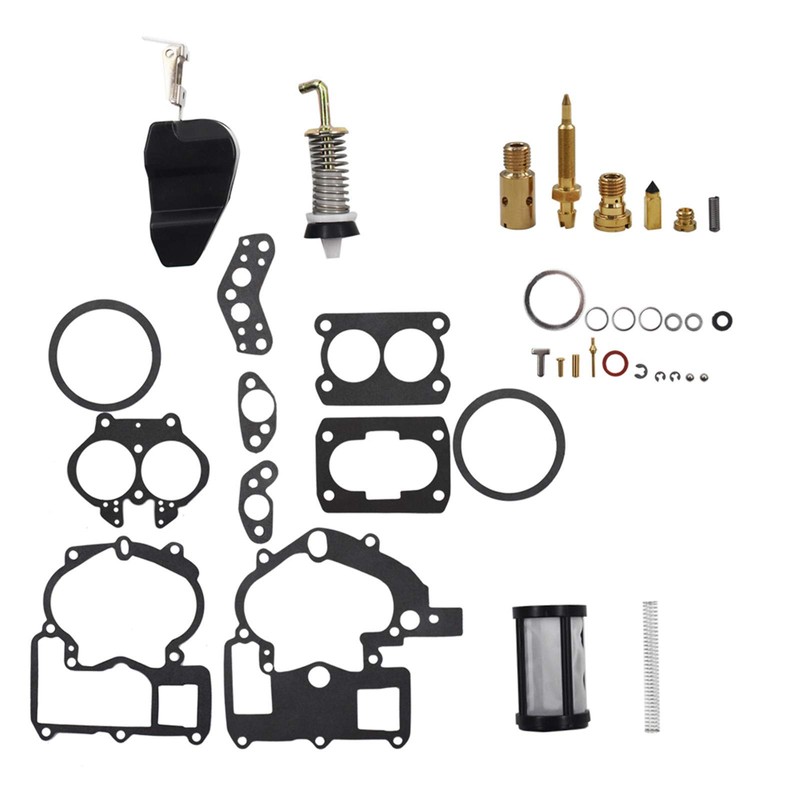 Autoparts Carburetor Rebuild Kit Replacement for Mercruiser Marine 2-Barrel 3302-804844002