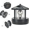Solar Lighthouse, Led Rotating Lighthouse Beacon Lamp Rotating Outdoor Decorative