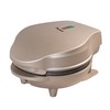 Bestron Mini Waffle Iron for Classic Waffles, Small Waffle Maker