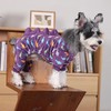 CuteBone Dinosaur Costume Dog Pajamas, Stretchy Spandex Crystal Velvet Sleepwear