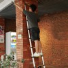 (10.5Ft/3.2M) Telescoping Ladders，EN131Standards Multi-Purpose Folding Aluminum Extension Ladder