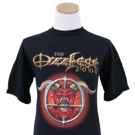 Anvil NEW Rare 2000 Ozzy Osbourne Ozzfest Pantera Godsmack Vintage T-Shirt Mens L