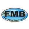 Generic Fort Myers Beach Florida Oval Bumper Sticker D1145