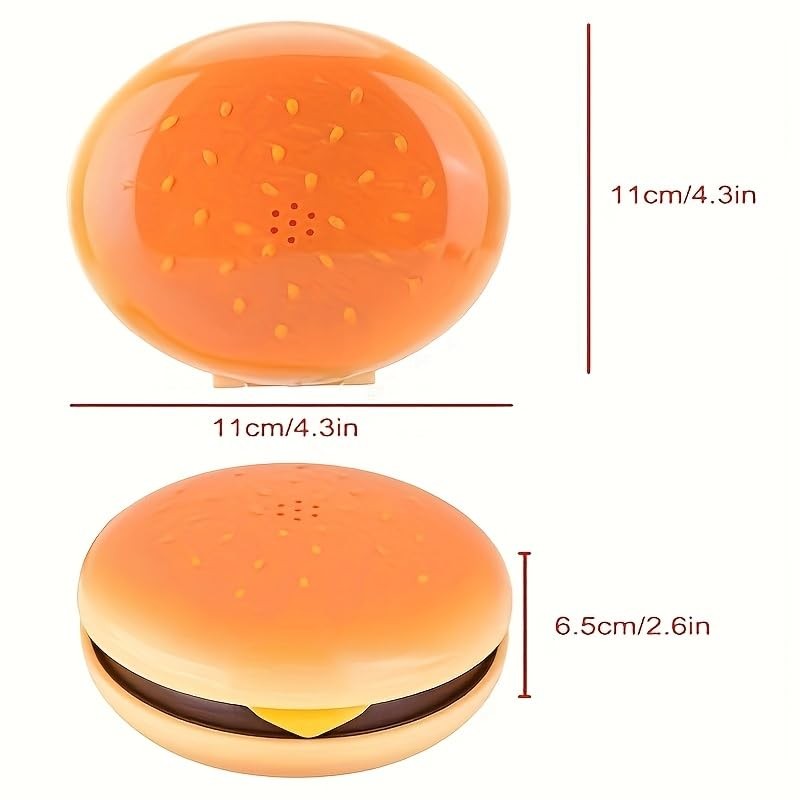 Cartoon Hamburger Landline Phone