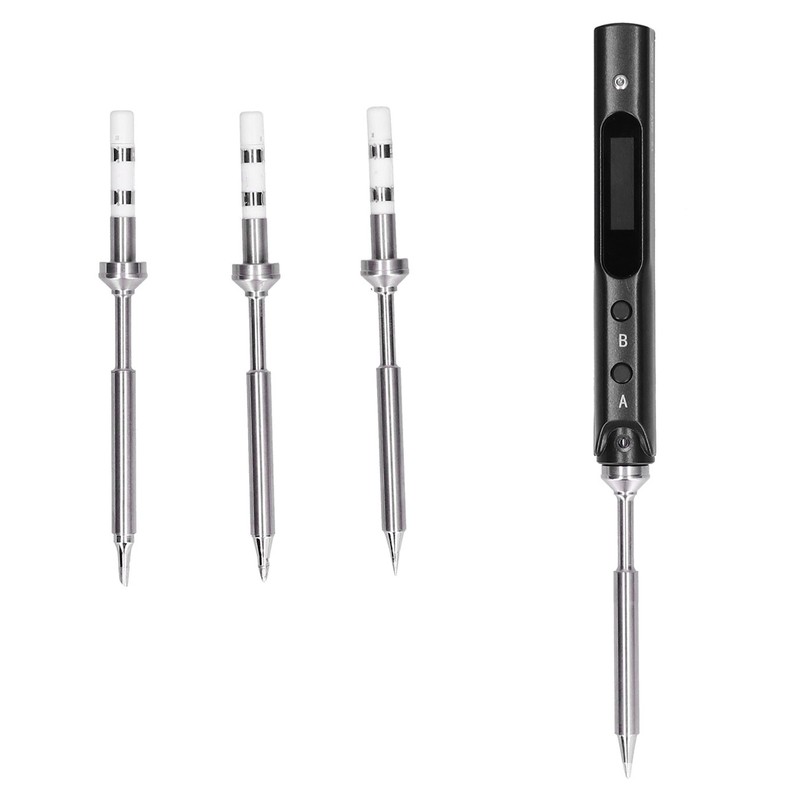 Electric Soldering Iron Kit Welding Supplies with Power Adapter SQ‑001