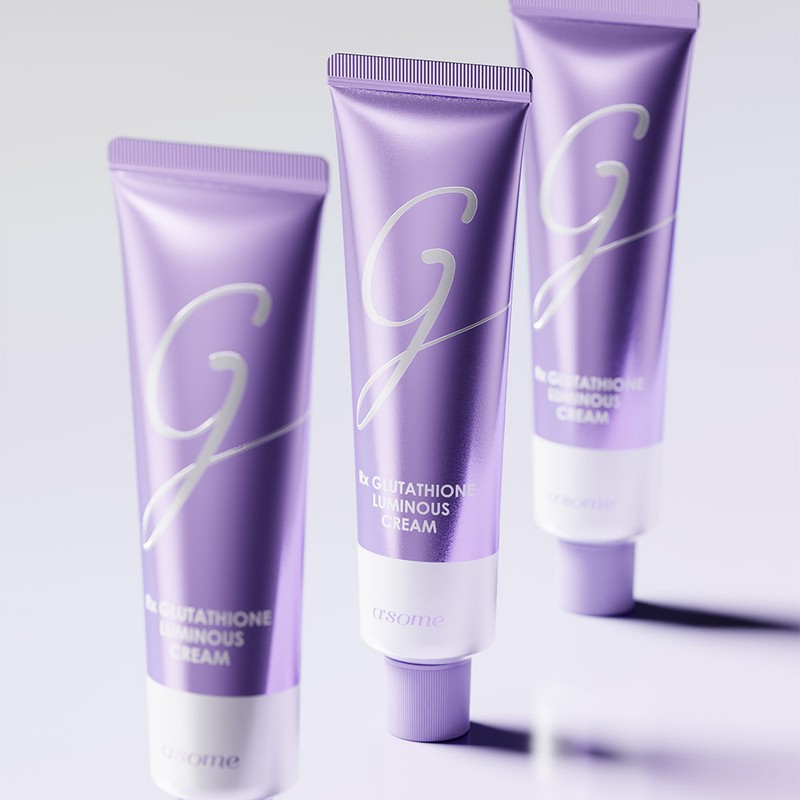 A.SOME Glutathione Luminous Whitening Cream 100ml 2pcs Blemish staining nourishing