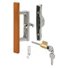 Sliding Glass Patio Door Handle Set with Internal Lock for