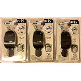 Glade Plugins Car Starter Kit - New Car Feel - Starter Kit Contains: 1 Device & 1 Refill - Pack of 3 Starter Kits