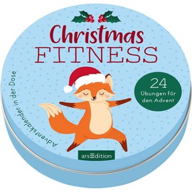 Adventskalender in der Dose. Christmas Fitness: 24 Übungen für den Advent | Adventskalender in der Dose mit 24 Karten und Fitnessübungen