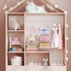 Yuyetuyo ﻿5 Tier Hanging Closet Organizer Separable Hanging Closet Shelves