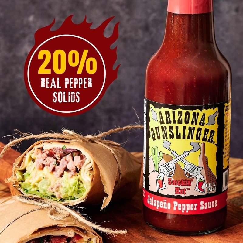 Arizona Gunslinger Red Jalapeño Pepper Sauce – Specialty 5 oz