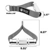 J Bryant Fitness Metal Gym Handles for Cable Machine Attachment