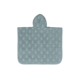 Jollein Badeponcho Kinder 1-4 Jahre - Miffy Jacquard, Sea Green - 100% Baumwolle - Frottee - OEKO-TEX-Zertifiziert - Mit Kapuze - Badeponcho für Mädchen und Jungen