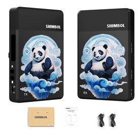 Shimbol TP Max Wireless Video Transmission System Image Transmitter and Receiver 5GHZ 350m 1000ft 1080P HD 0.07S Latency Dual HDMI Ports Aluminum Alloy Shell