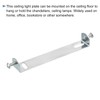 PATIKIL 110mm Ceiling Light Plate Kit, 2 Set Pendant Light