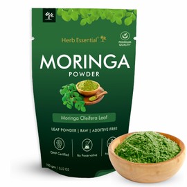 Herb Essential Moringa Leaf Powder, 200G, Healthy Superfood Natural
