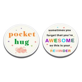 Back to School Supplies High School - Pocket Hug Token, College Dorm Essentials for Girls Decor, Boys Stocking Stuffers, Valentines Birthday Gift, First Day of Kindergarten Preschool