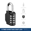 Ibergrif Combination Padlock,4 Digit Coded Zinc Alloy Heavy Duty Locker