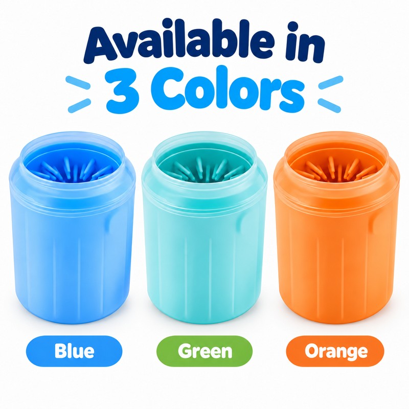 Dog Paw Cleaner Cup for Muddy Paws – Soft Silicone