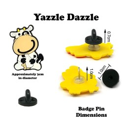 Moo Cow Apparel Pin Badge Pin Lapel Pin Unisex Yazzle Dazzle Pig Horse Cow Chicken Rooster Rabbit Duck Swan Goose Sheep Farm Barn Egg Eggs Tractor Tiller Farmer Hen