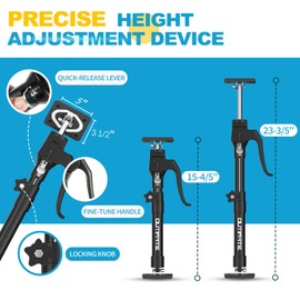 OUTIMATE Third Hand Support Pole Heavy Duty, Cabinet Jacks for Installing Cabinets with 200 LBS Capacity and Expand from 15-4/5 to 23-3/5 IN, 2-PC