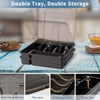 OOFAYBILL Silverware Drawer Organizer, 2 Layer Kitchen Utensil Organizer, Larger