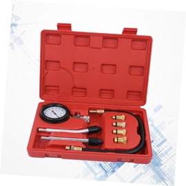 Mikinona Cylinder Leak Detector Compression Tester 0-300psi Air Gauge Kit for Car Motorcycle