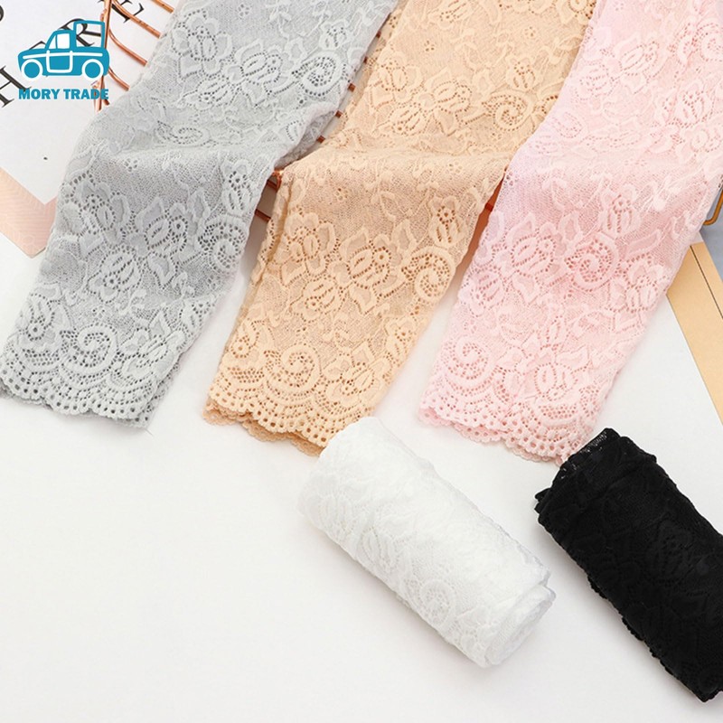 morytrade Women's Lace Slimming Arm Cover Summer Thin (Skin Color),