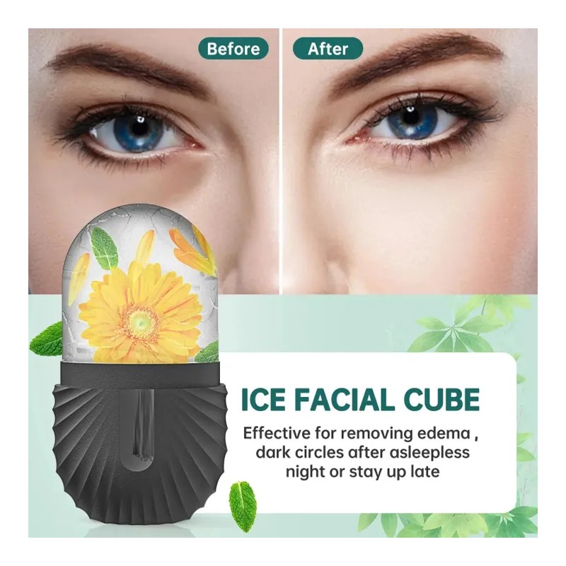 2 Rodillos Hielo De Silicona Masajes Faciales Ice Roller Todo