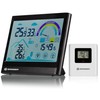 Bresser 7007402 Touchscreen Weather Station Wireless Thermo/Hygrometer with Ventilation Recommendation,