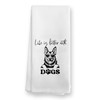 TopXmai German Shepherd Gifts Kitchen Towels, German Shepherd Dog Hand