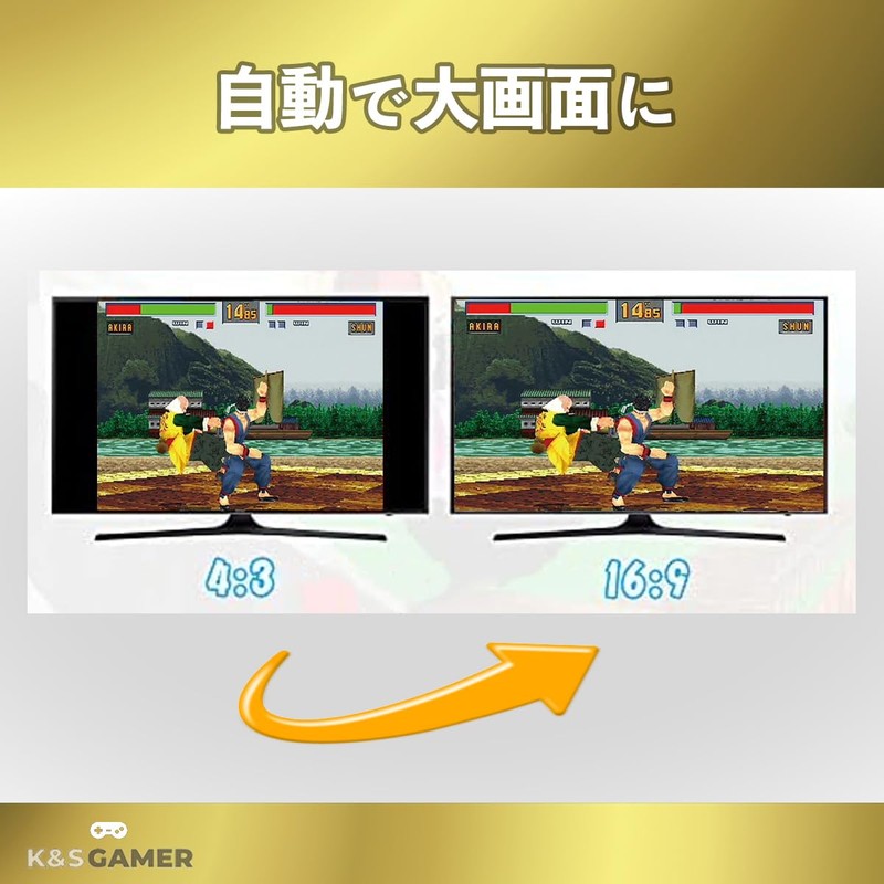 K & SGAMER Sega Saturn HDMI Converter HDMI 1080p Converter
