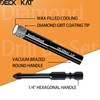 DECKRKAT 10-Piece Dry Diamond Drill Bits & TileDrill Bits -
