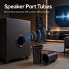 Bass Reflex Port Tube for Speaker Cabinets – 2-Piece ABS