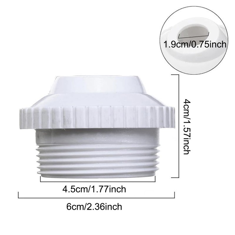 2pcs Pool Spa Directional Flow-Hydrostream Return Jet, Swimming Pool Return