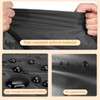 STARTWO Grill Cover for Built-in Double Side Burners,Black Heavy Duty