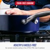 Blue Diamond Nonstick 2QT Saucepan with Lid, Non Toxic PFAS-Free