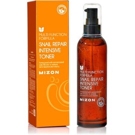 MIZON Snail Repair Intensive Toner - Tónico Facial Hidratante con Baba de Caracol 100 ml, Tónico Coreano para Rostro, Piel Seca, Mixta o Sensible,... 