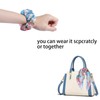 Cutewing Scarf Scrunchie for Women Girls，6PCS Bow Scrunchie Hair Scarf