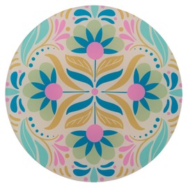 Karma, Acrylic Round Coaster Set of 4 – Coasters for Drinks Water-Resistant - Great Gift for Birthday, Housewarming, Room Decor, Bar, Party, Deco