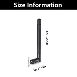 2 Pack wifi antenna for pc, network antennas, Dual Band 2.4GHz & 5GHz/5.8GHz, for Router, Wireless Network Card, USB Adapter, Video Surveillance Monitor