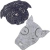 Dulce Cocina Love Paw Polyester Felt Coasters - 2 Designs
